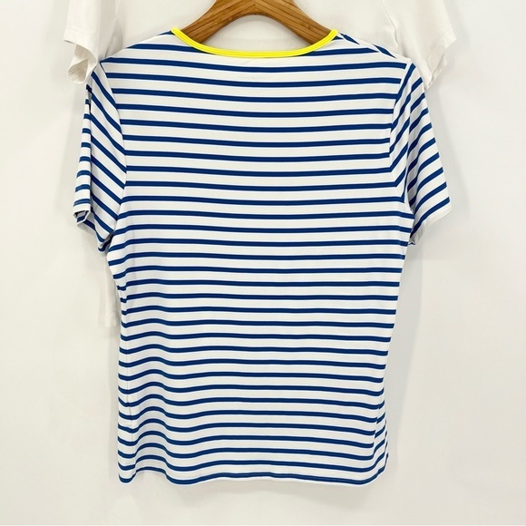 Lands’ End Two Swim Shirt UPF Protection RashGuard Nautical Size M - Picture 3 of 8